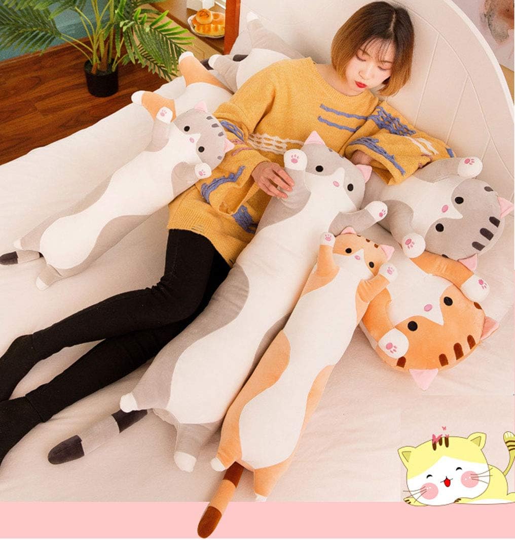 123Arts Cat Soft Plush Pillow for Kids