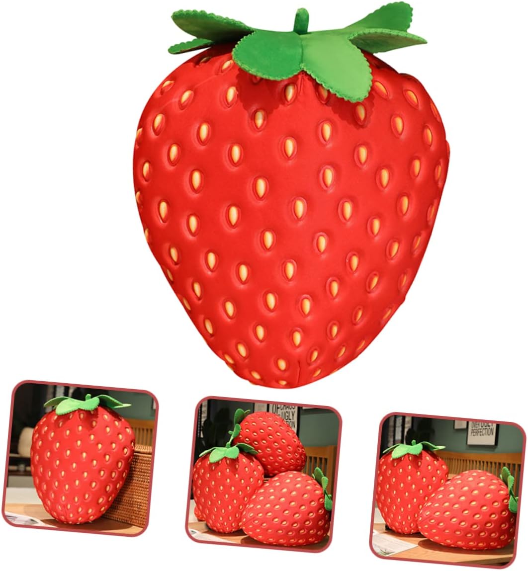 Kisangel Stuffed Strawberry Plush Pillow