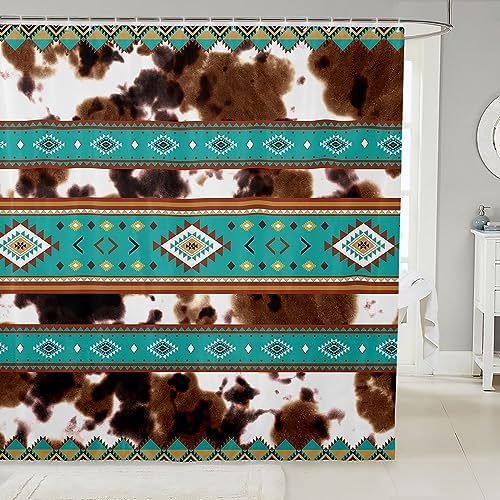 Stylish Cowhide Bathroom Curtain