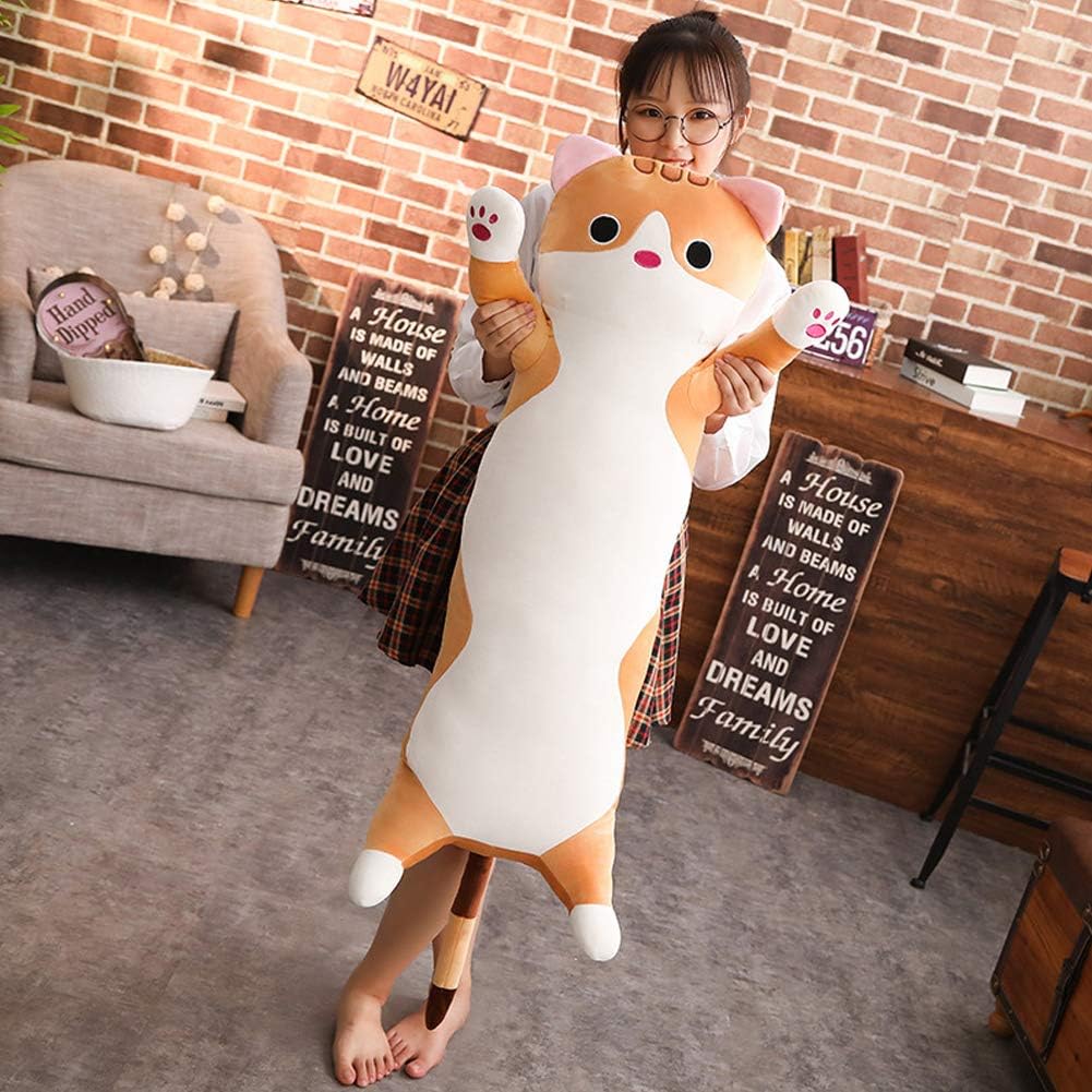 Cat Plush Hugging Pillow for Kids