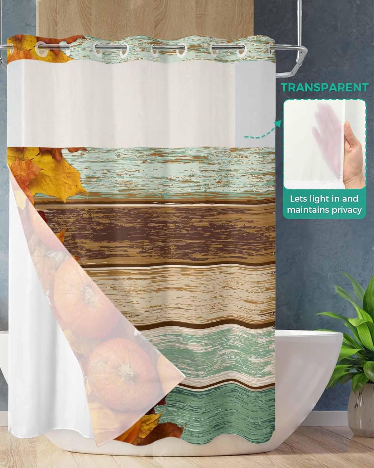 LUXURY BATH SHOWER CURTAIN