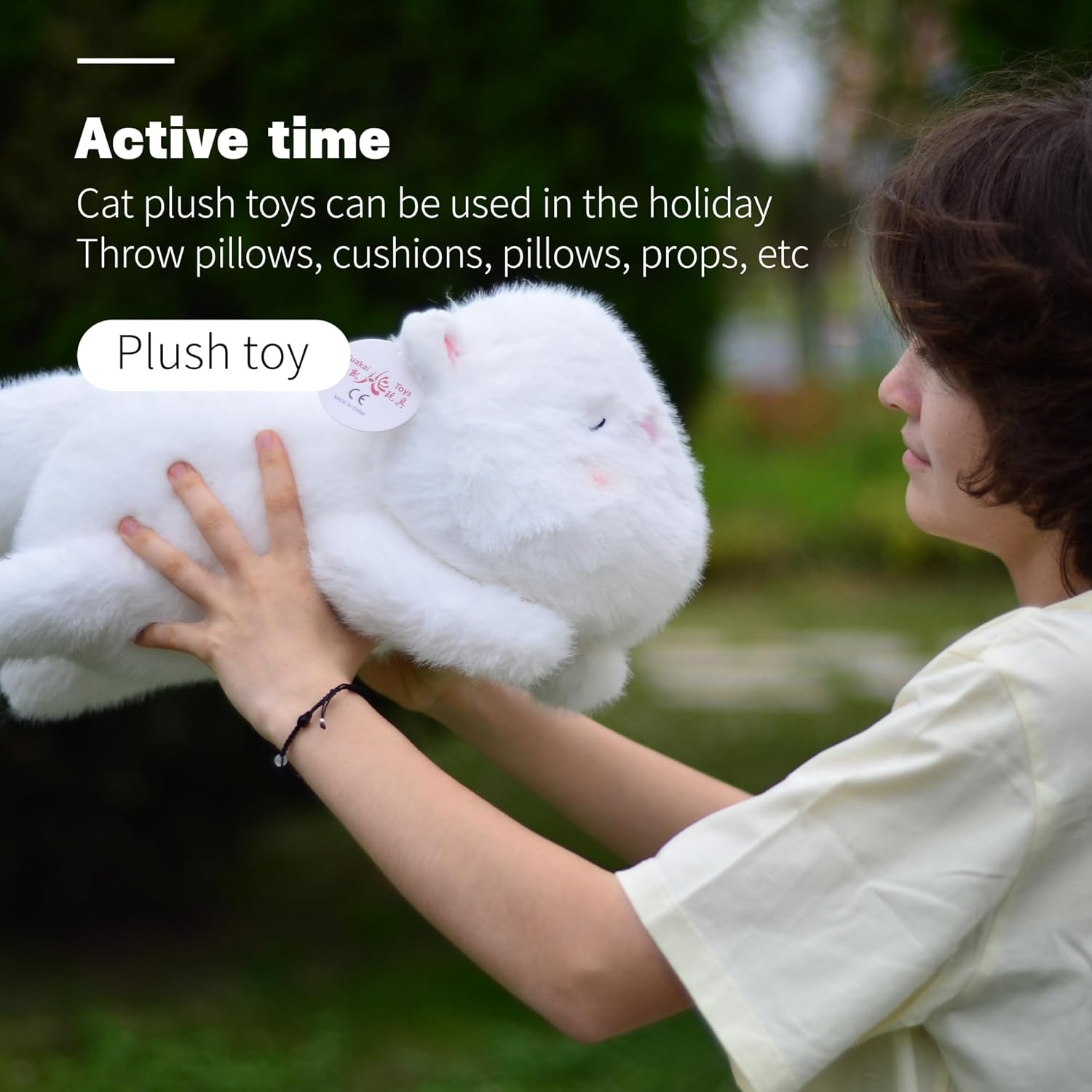 Adorable Kawaii Cat Plush Nap Pillow