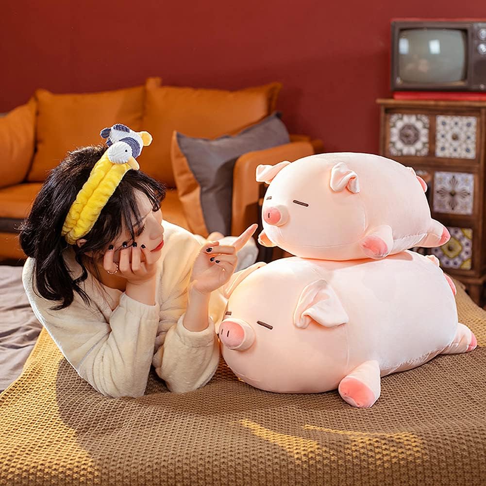 Lannery Fat Pig Plush Hugging Pillow 315 Inch Comedy Style Stuffed Toy