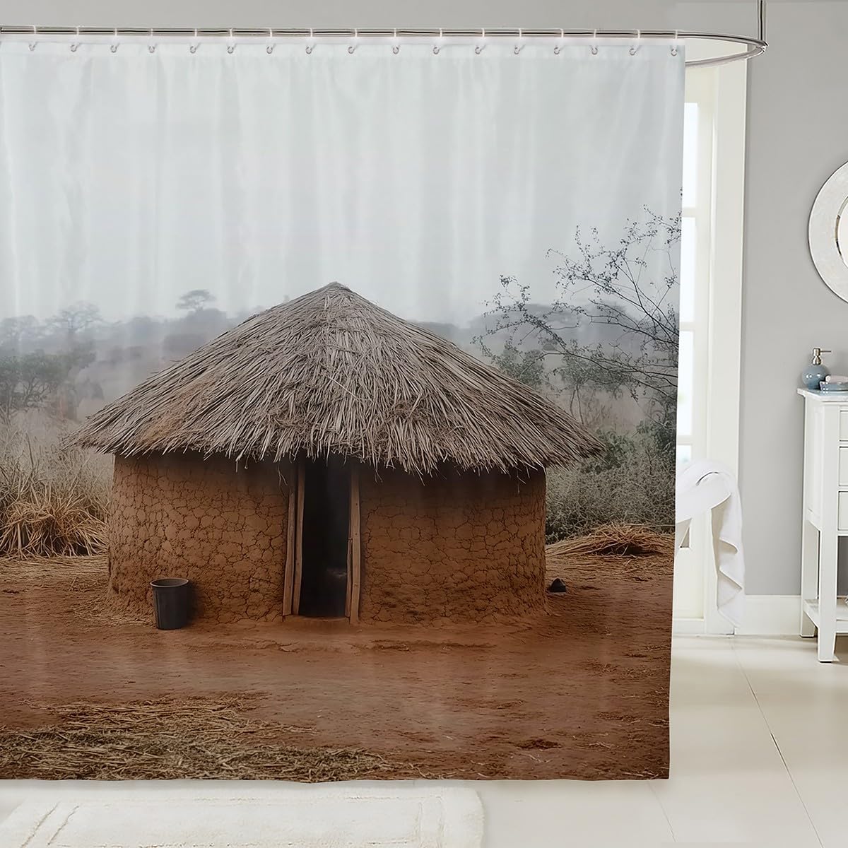 Beautifully MultiplyingShower curtain Set for your home
