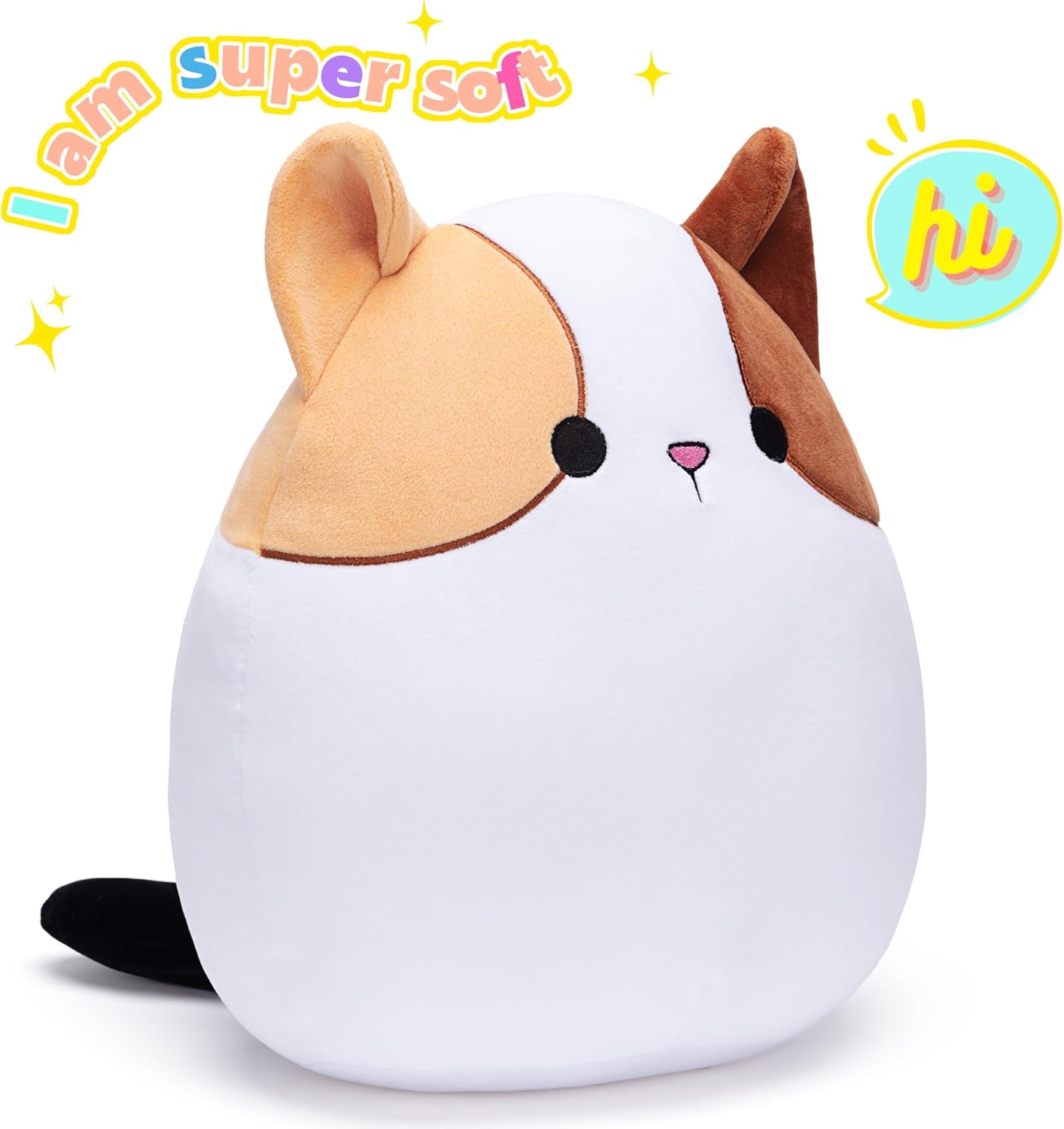 Big Size Cute Soft Fat Hugging Plush Cat Pillow