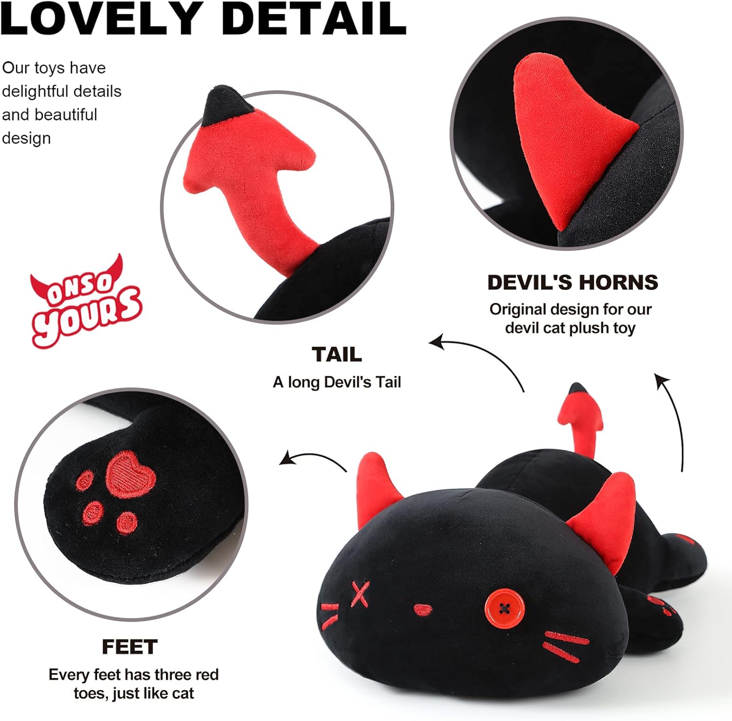 Perfect for Hugging Soft Anime-Style Plush Toy