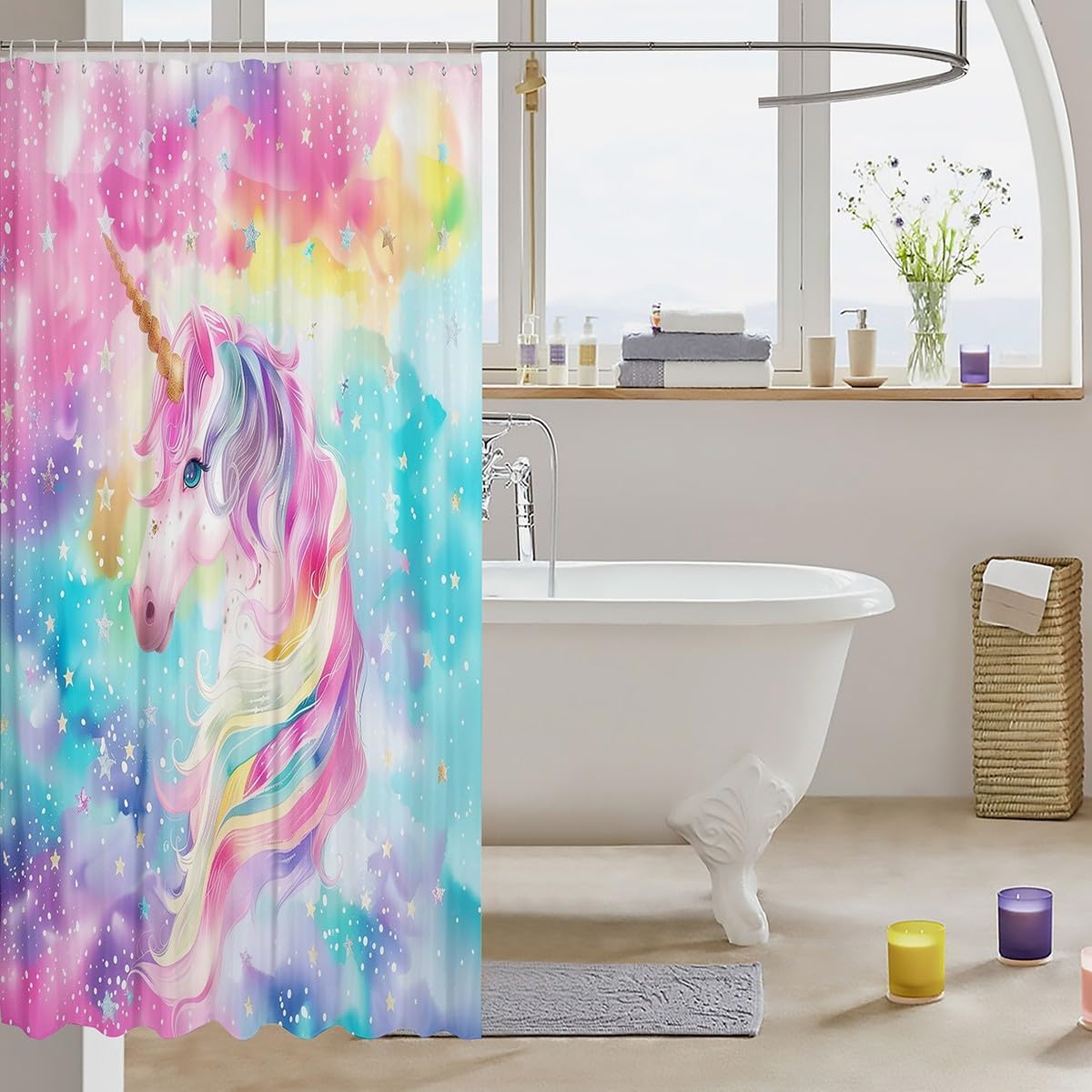 Girly Unicorn 72x84
