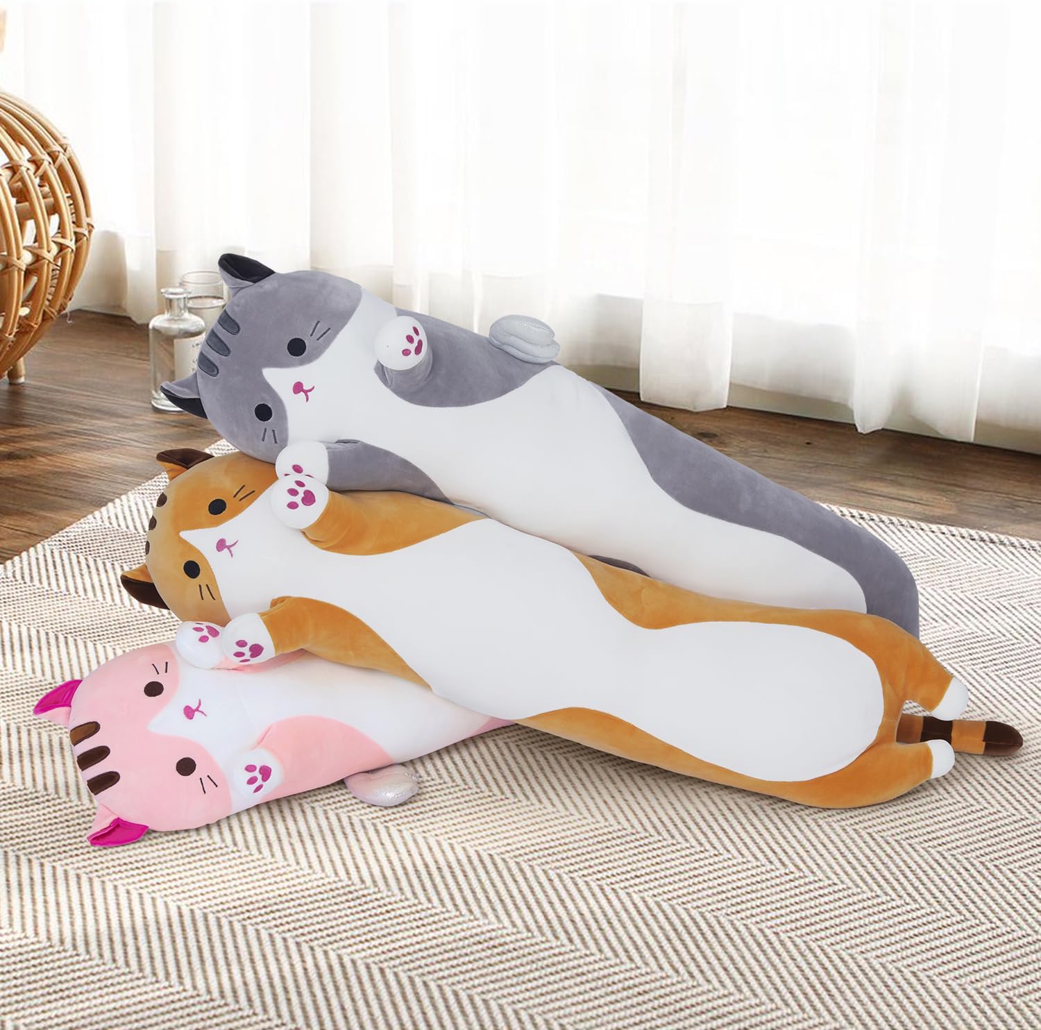 Cuddle with Yeqivo Perfect Cat Pillow for Kids Adults