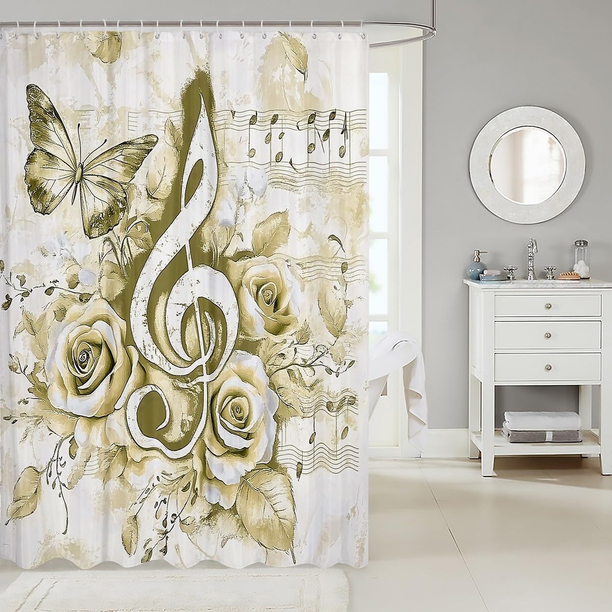 Joyful Musical Bath Curtain for Kids