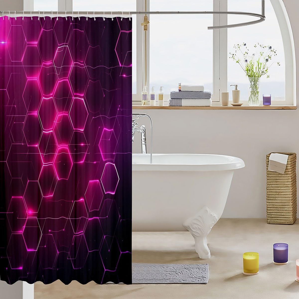 Stylish Rose Red Honeycomb
