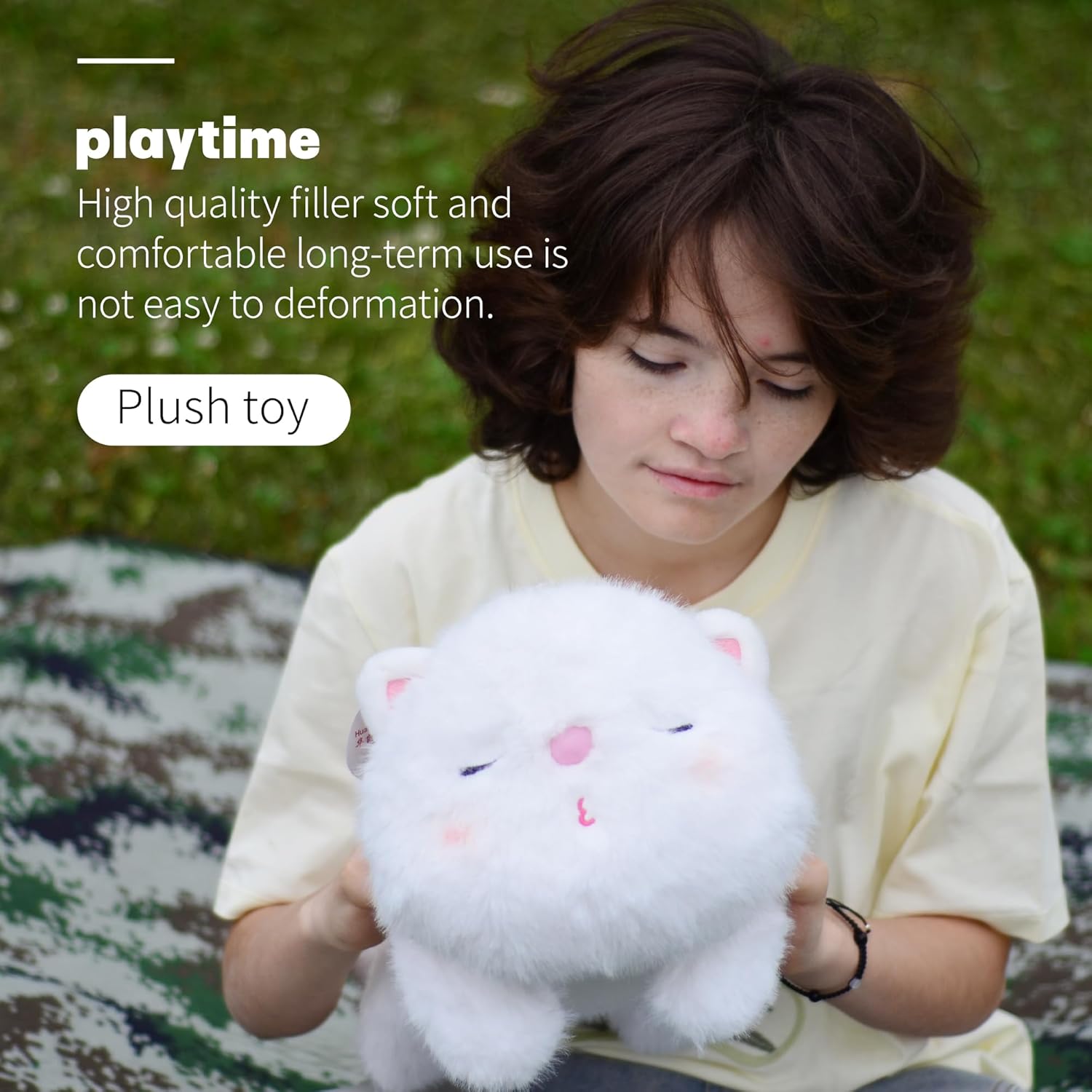 Adorable Kawaii Cat Plush Nap Pillow