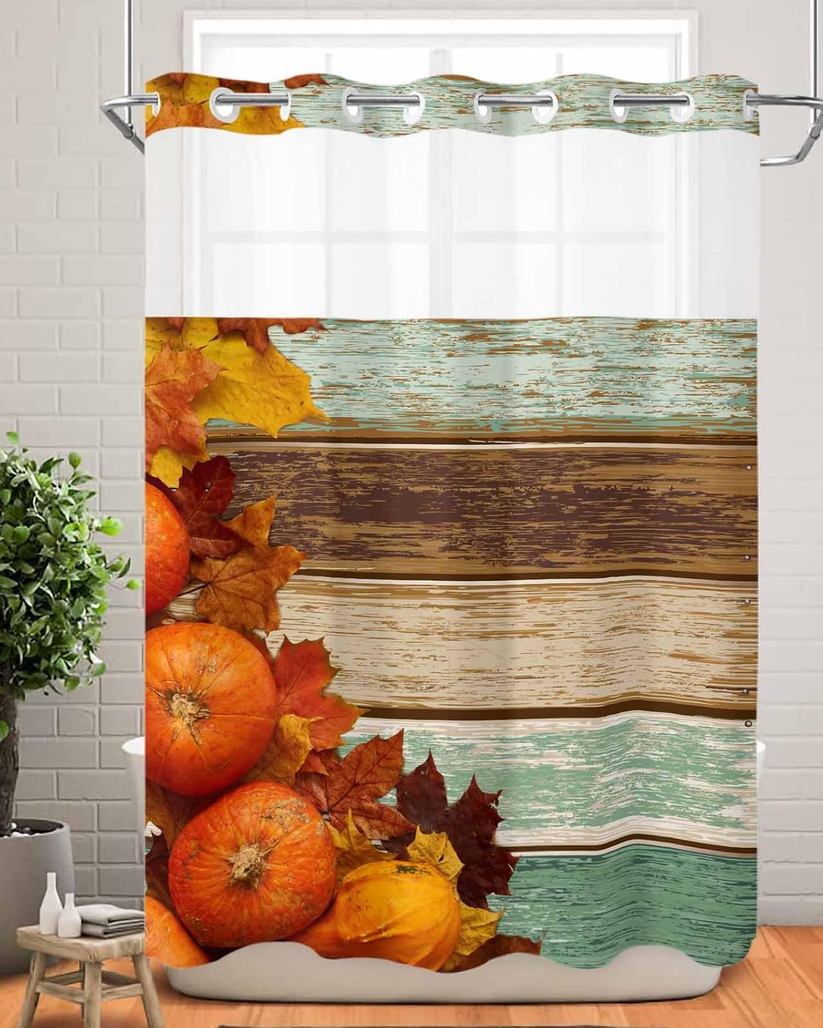LUXURY BATH SHOWER CURTAIN