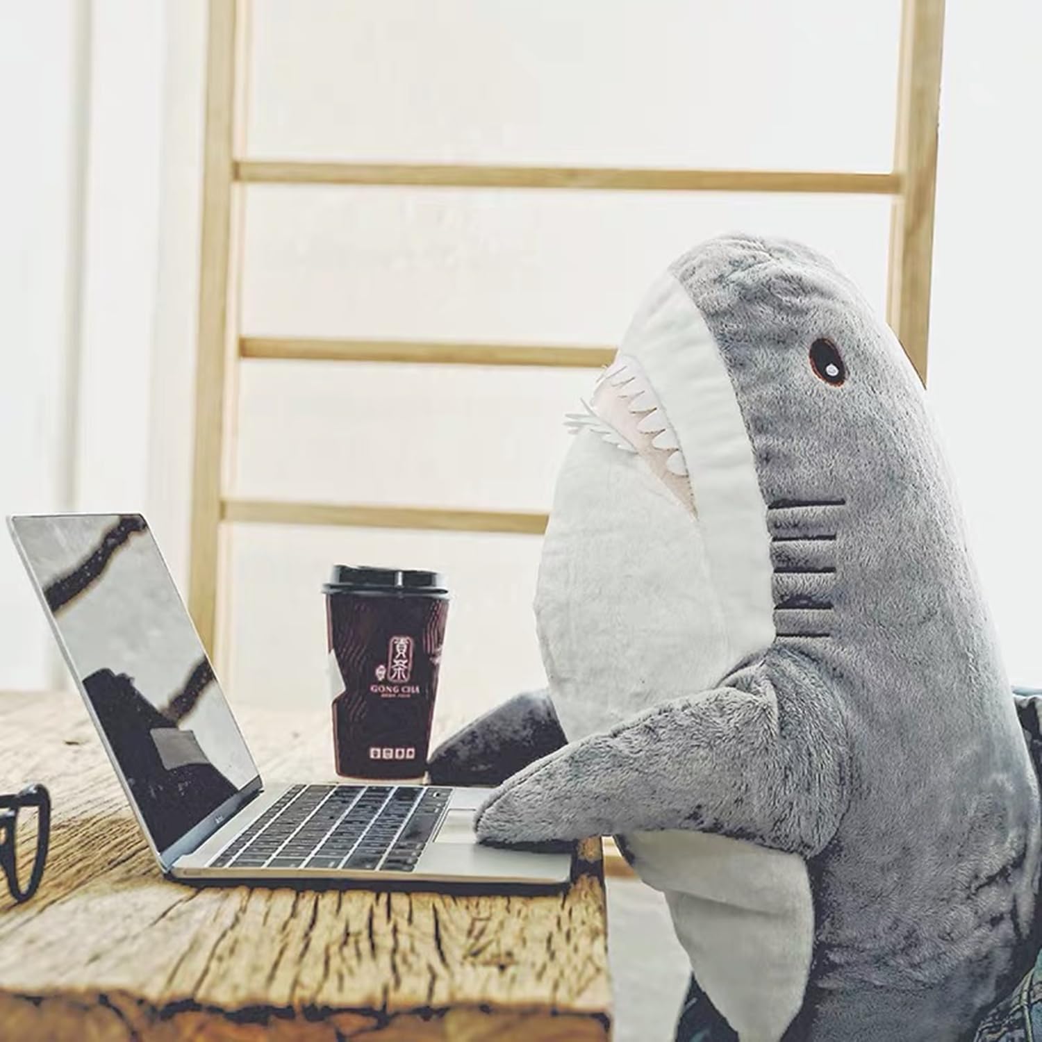 Ryttir XXL Giant Shark Plush Body Pillow