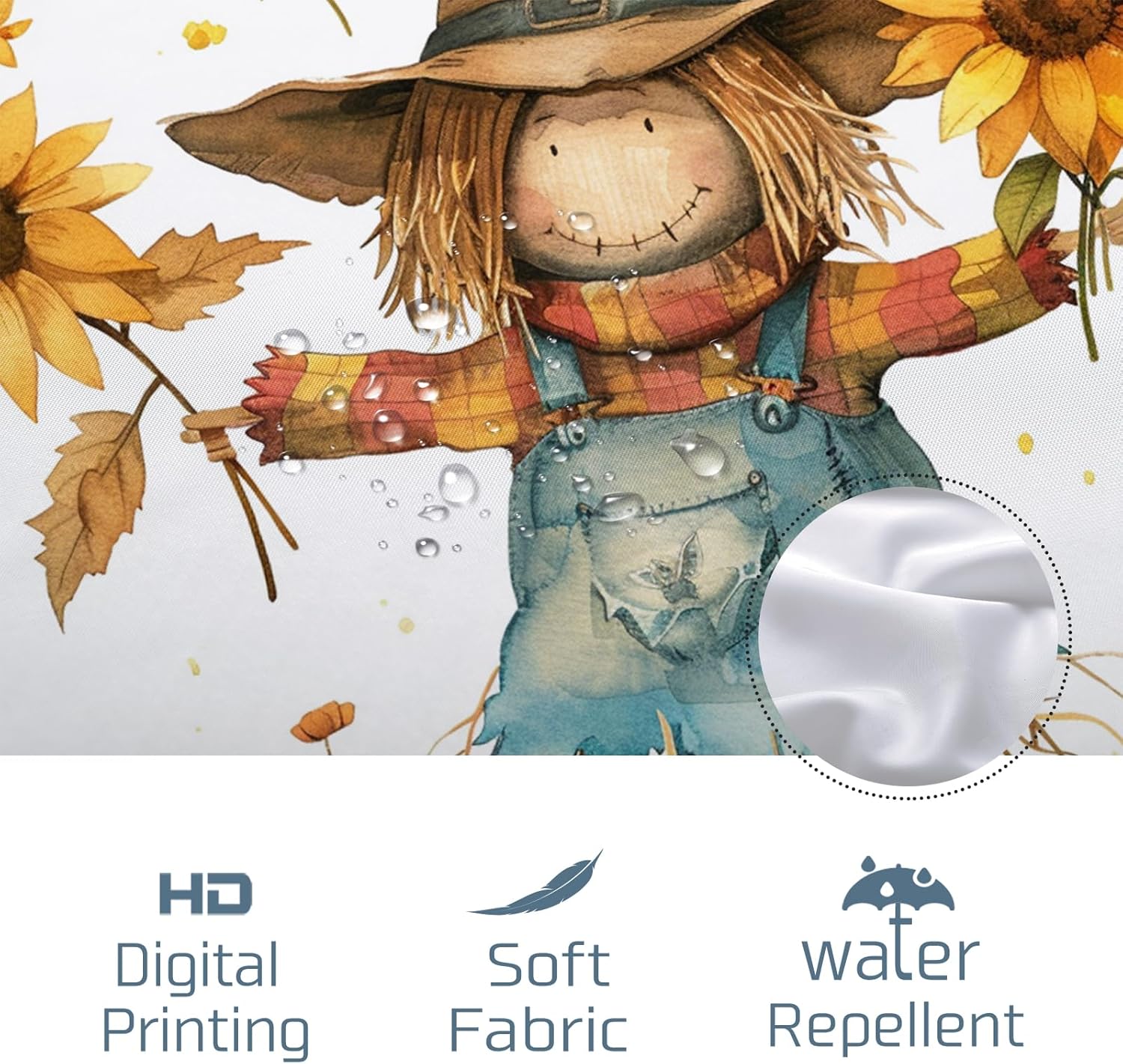 Fall Scarecrow Bath Set