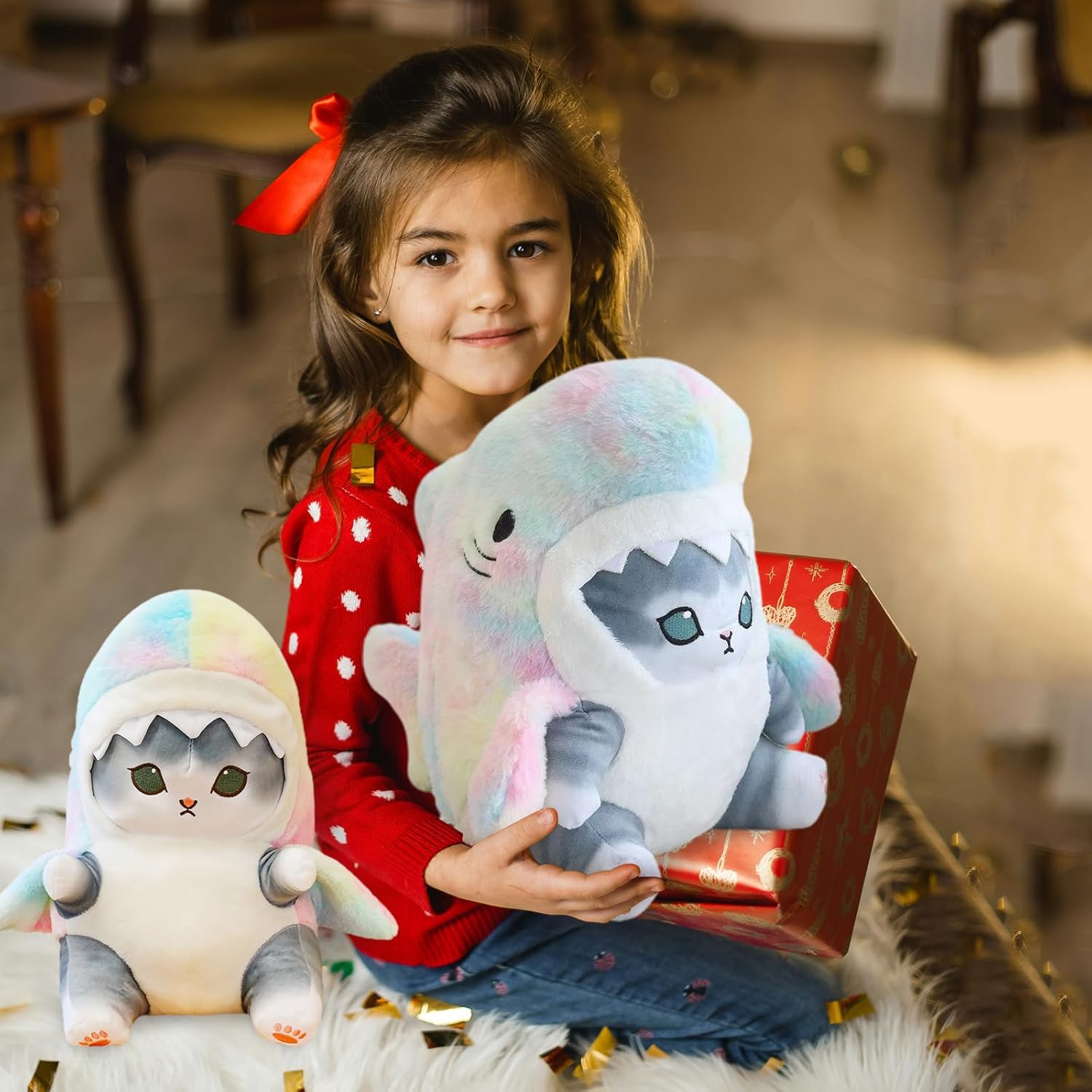 Kawaii Shark Plush Toy for Kids