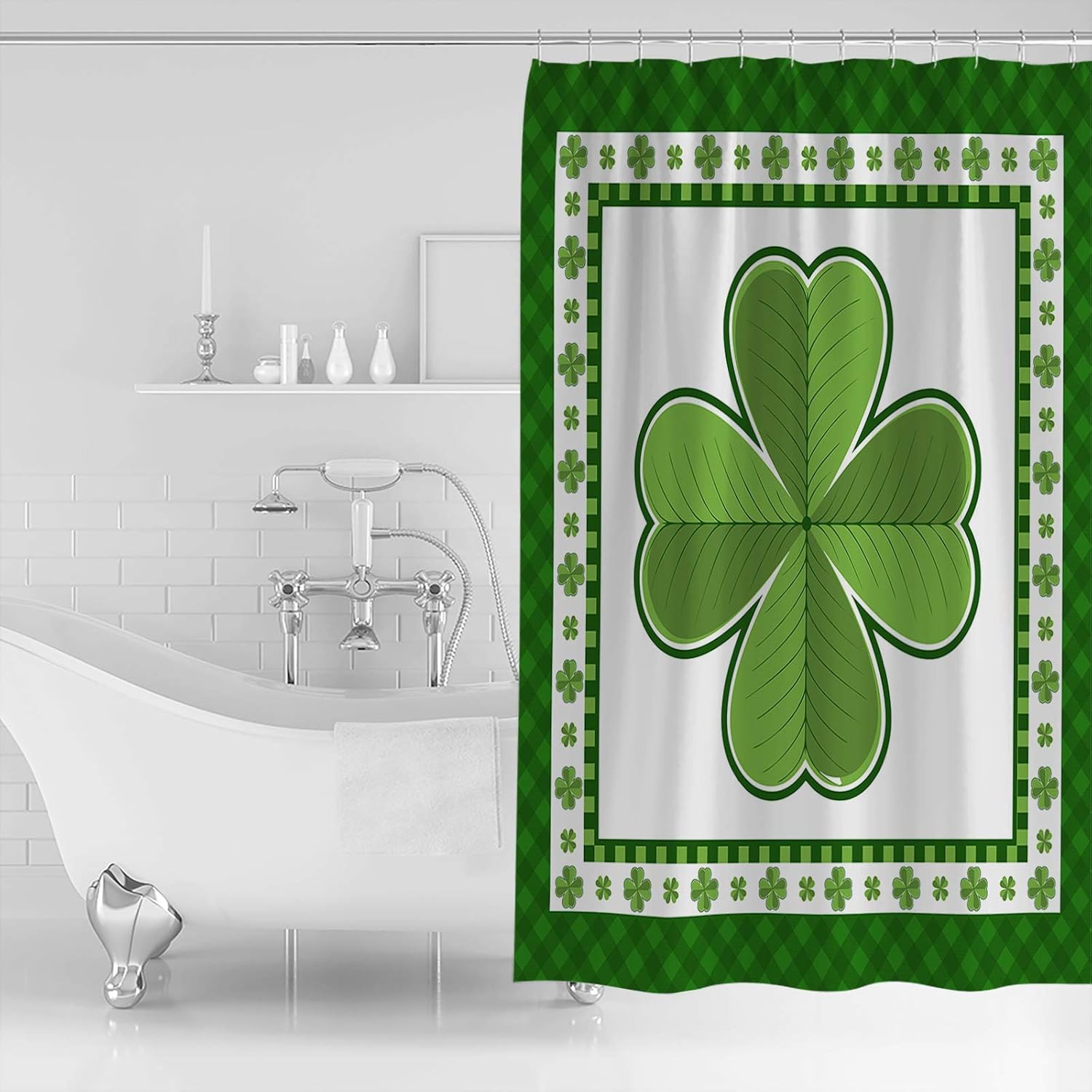 Stylish TocaHome Waterproof Showers Curtain Soft Durable