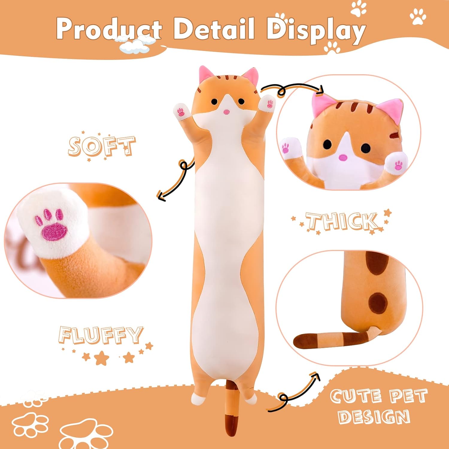 SOFTY CUTE CAT PLUSH Pillow