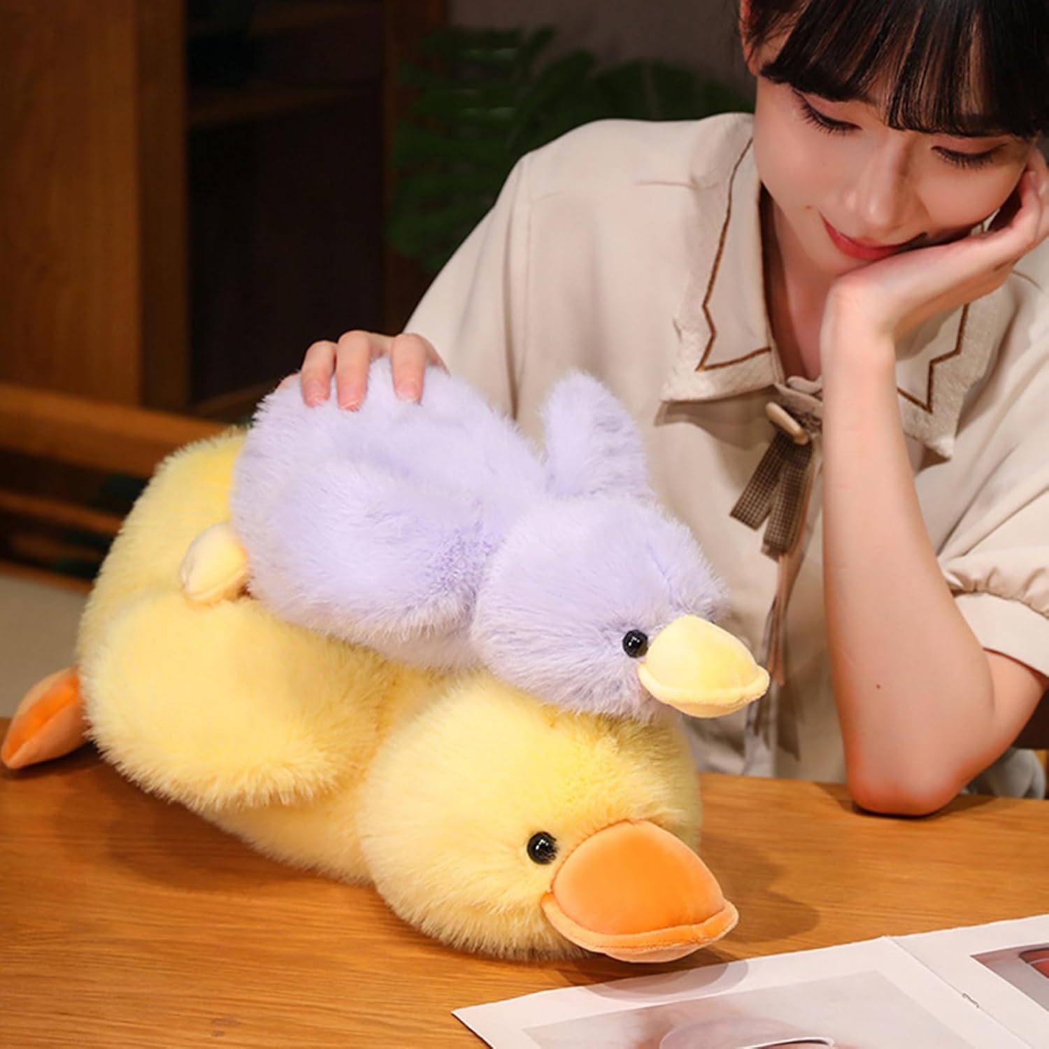 Perfect Choice for Kids Fluffy Duck Stuffed Animal Plush