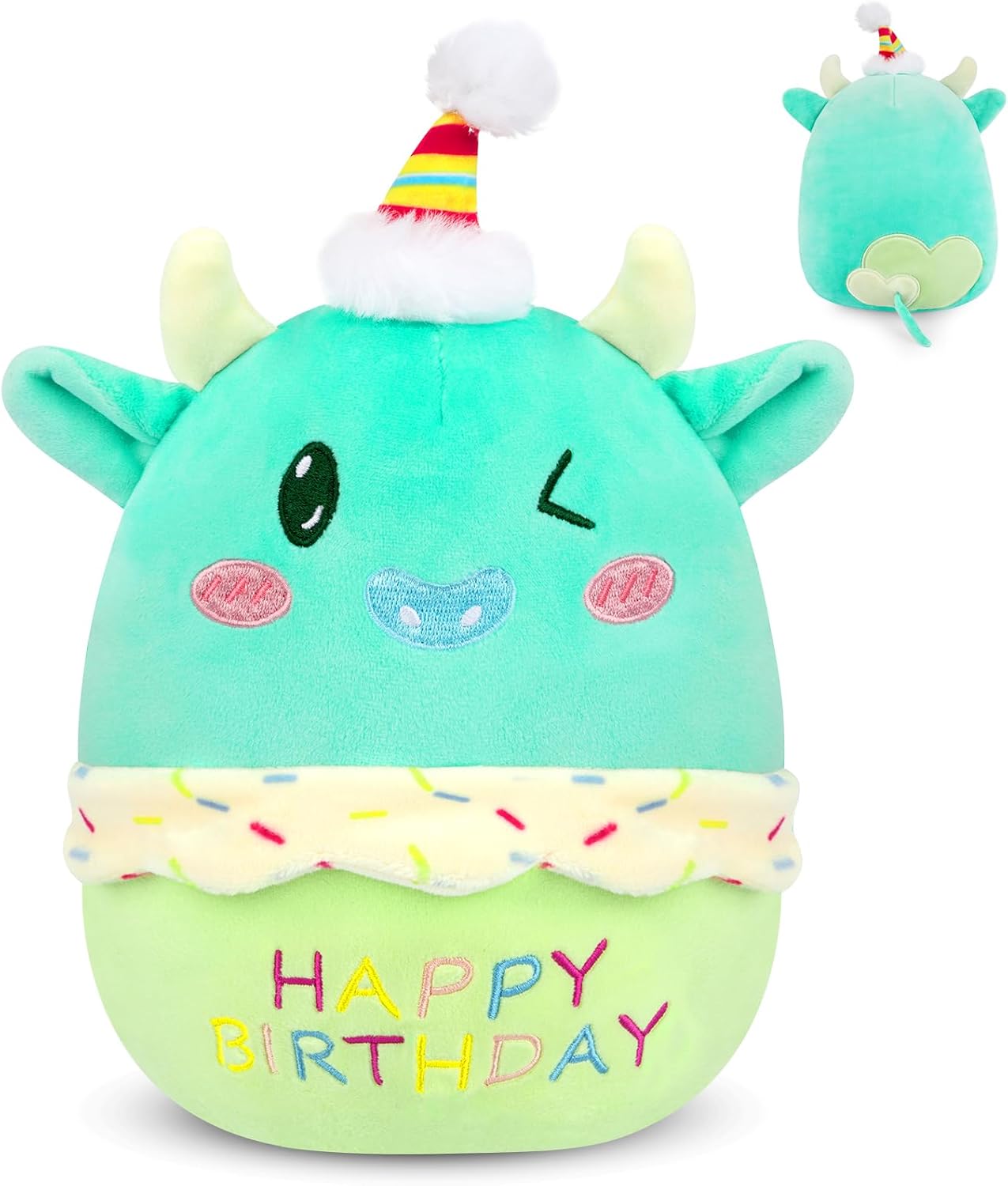 11 Green Cow Plush Toy