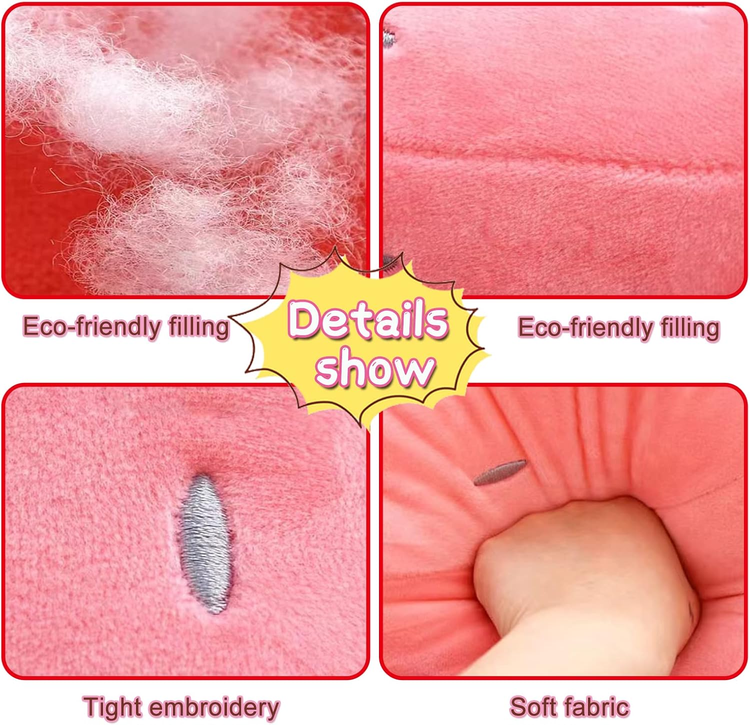 Cute Strawberry Stuffed Pillow for Kids