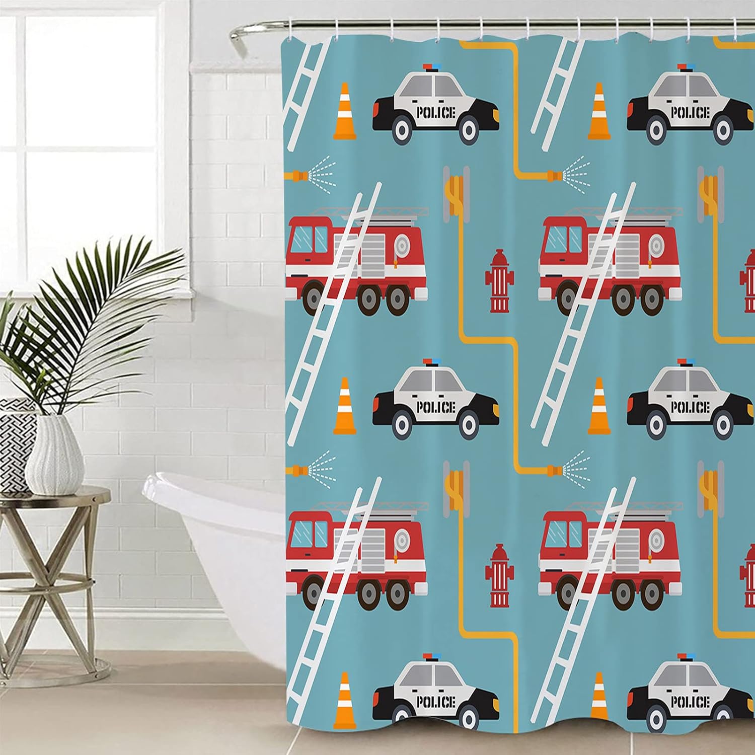 Sunteeny 72 Inch Waterproof Shower Curtain with Hooks