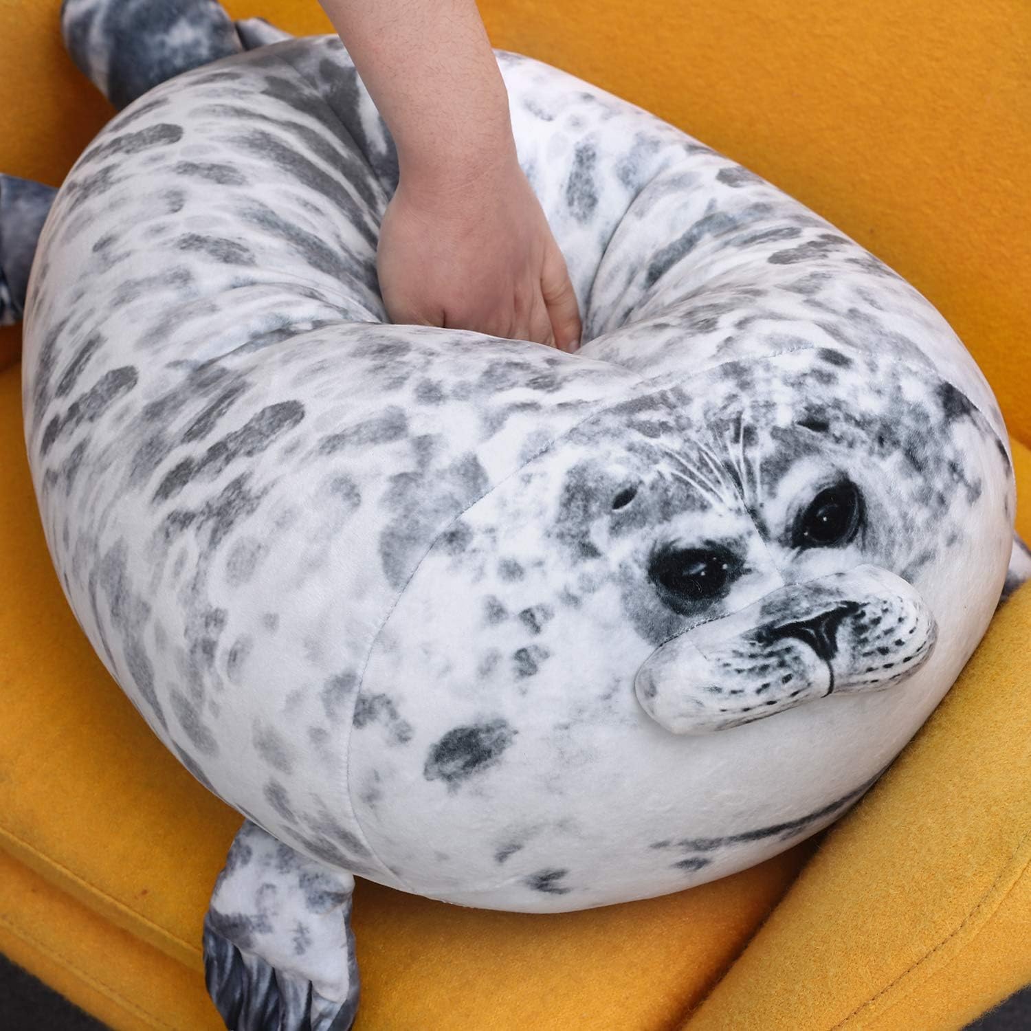 Eaasok Chubby Seal Pillow Soft Plush Animal Toy 176 Inch