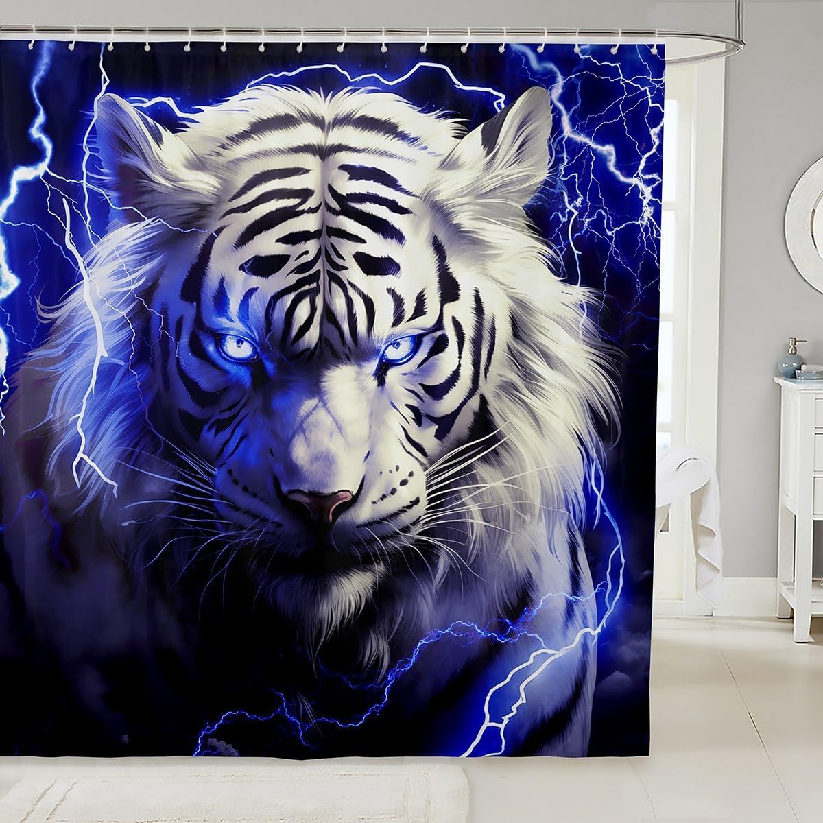 Wild Tiger Shower Curtain