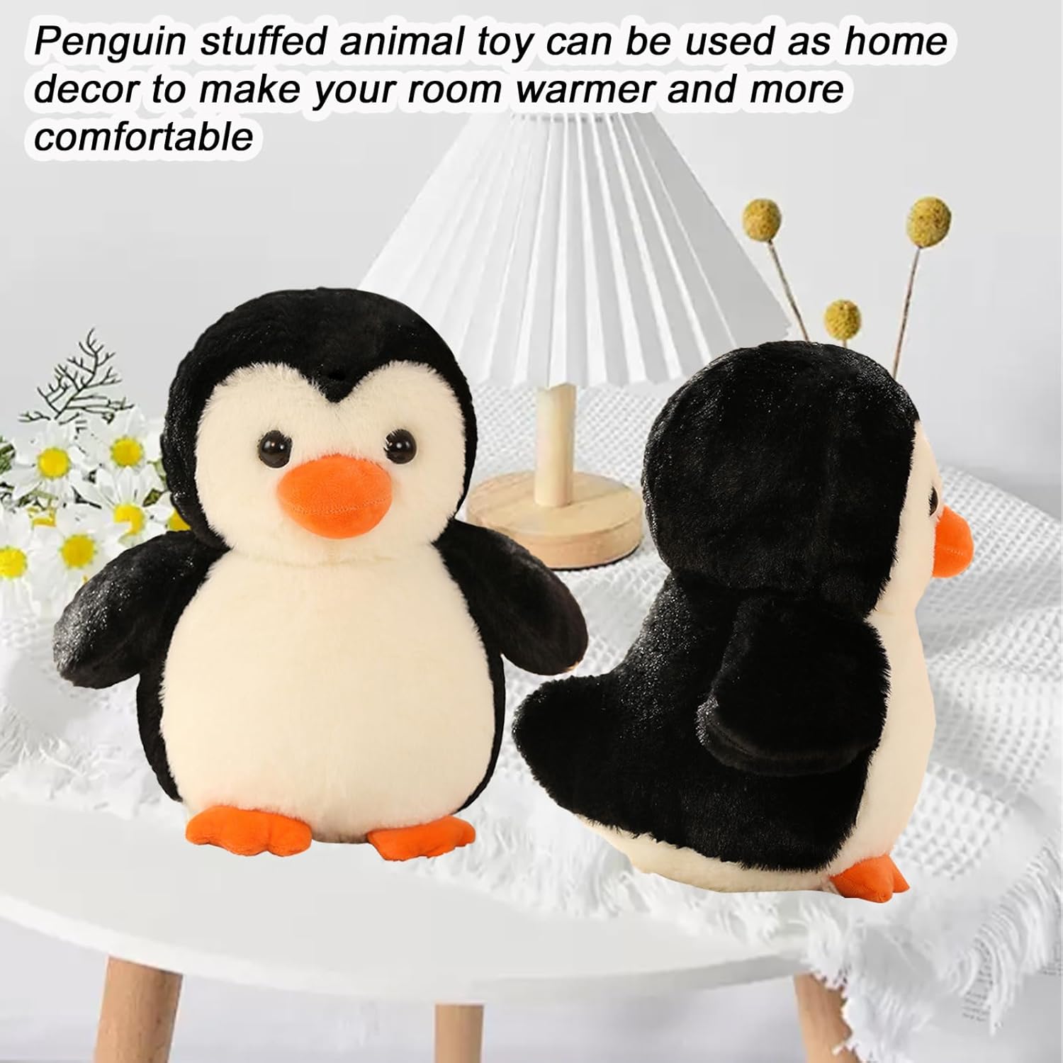 87 Penguin Plush Pillow Stuffed Animal Toy for Kids and Adults