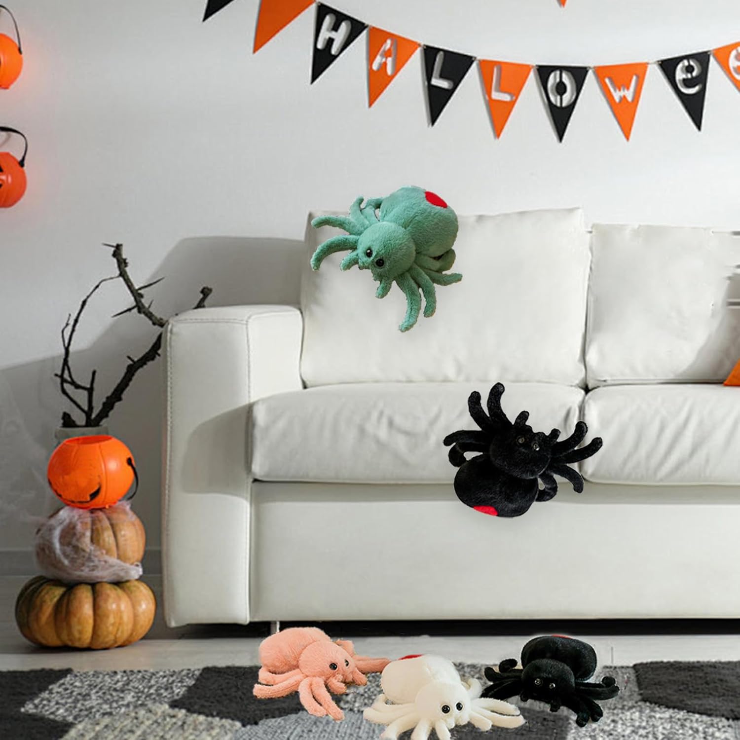 Cartoon Spider Stuffed Animal Perfect for Kids Halloween