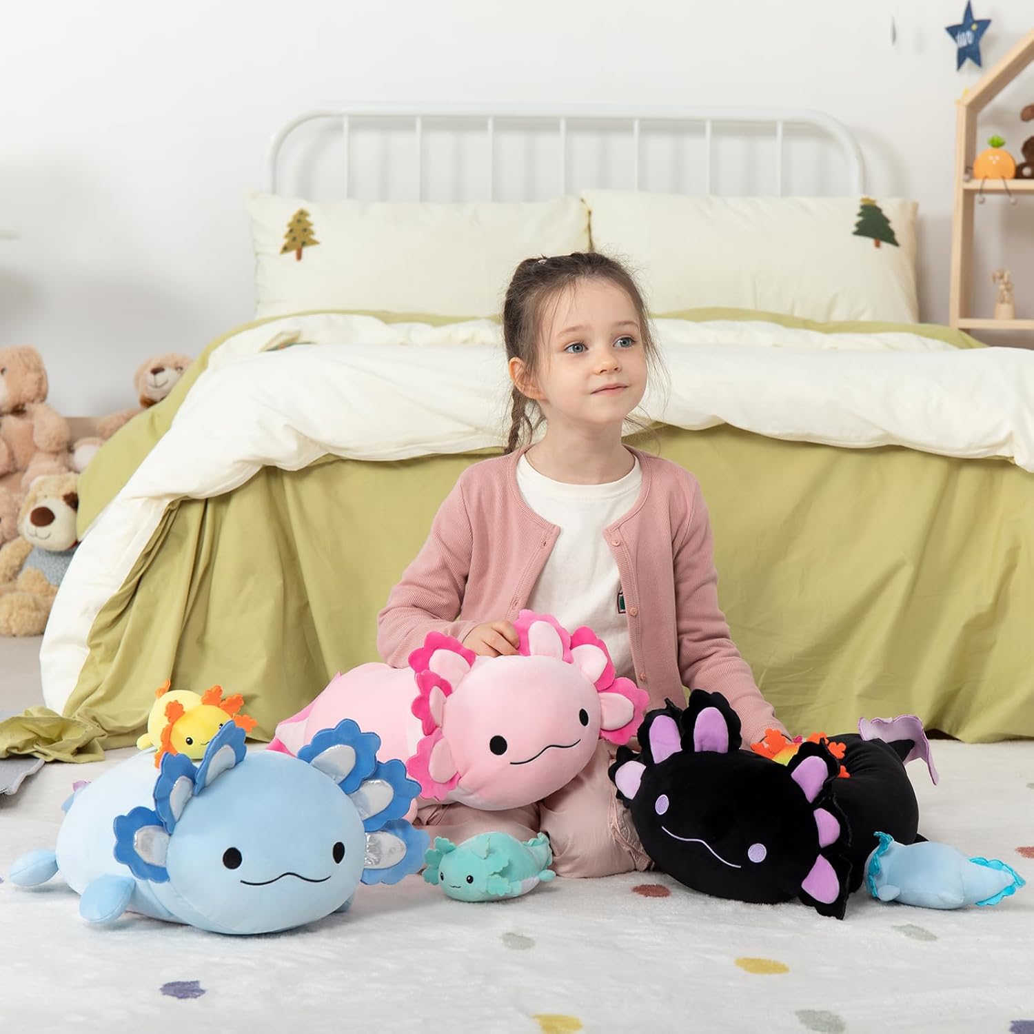 Gigantic Squishy Axolotl Plush Collection