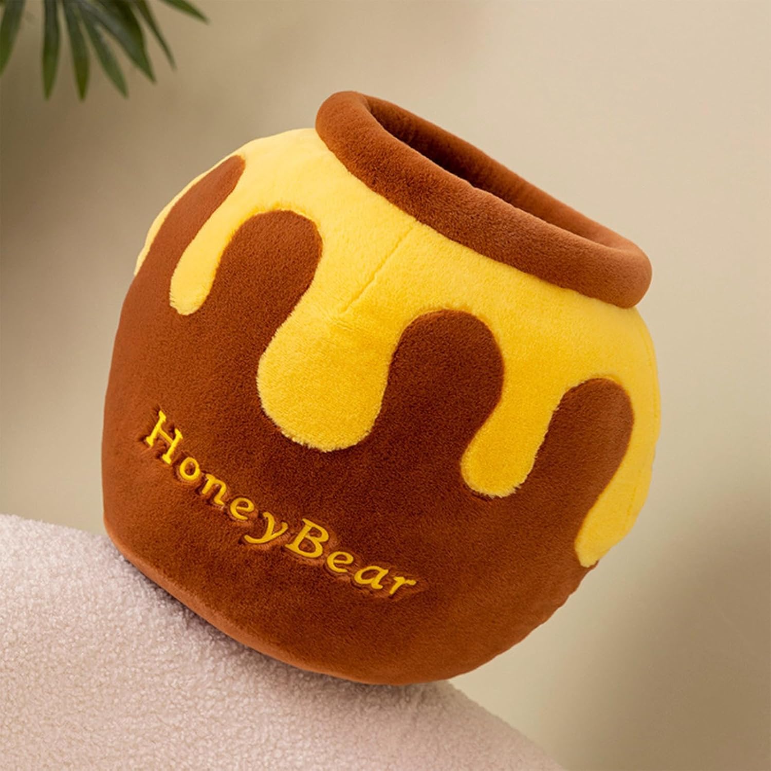 Plush Bear Pillow with Honey Bar Bear Stuffed Animal
