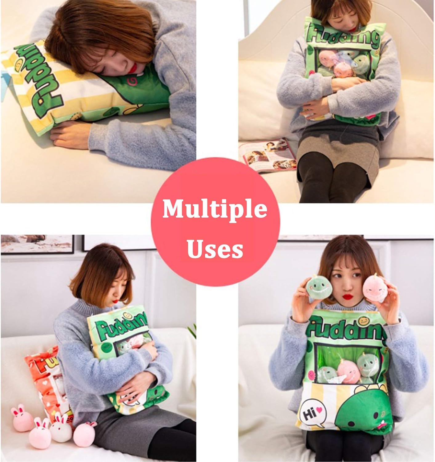 REFAHB Dinosaur Themed Plush Pillow for Kids - Cuddly Fun