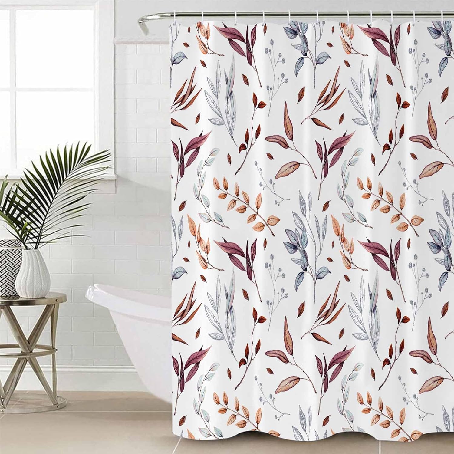 Picpeak Autumn Leaf shower curtain waterproof stylish 60x72