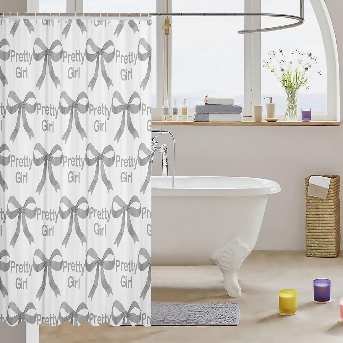 Feelyou 72 x 78Shower Curtain Set for Boys Teens Home Bathroom