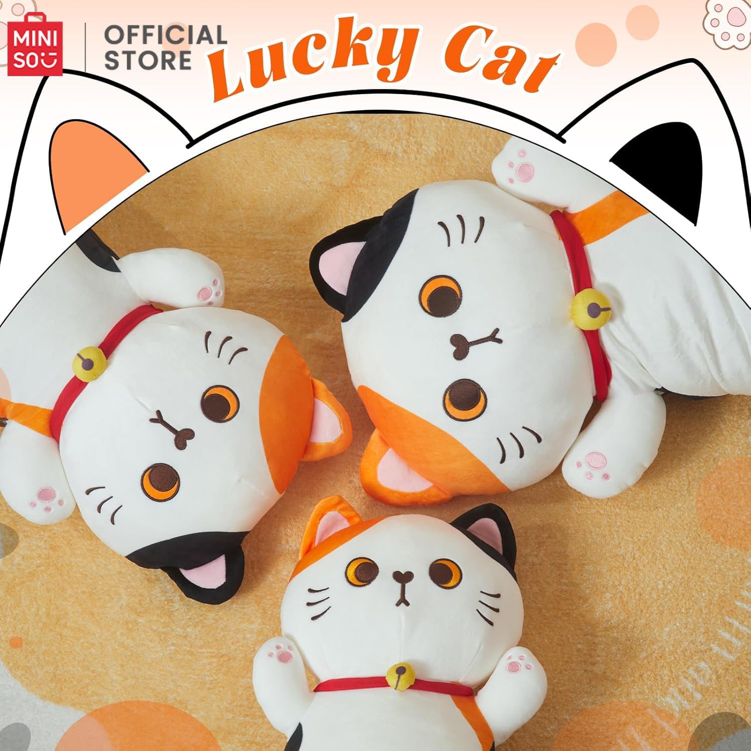MINISO Long Cat Plush Pillow