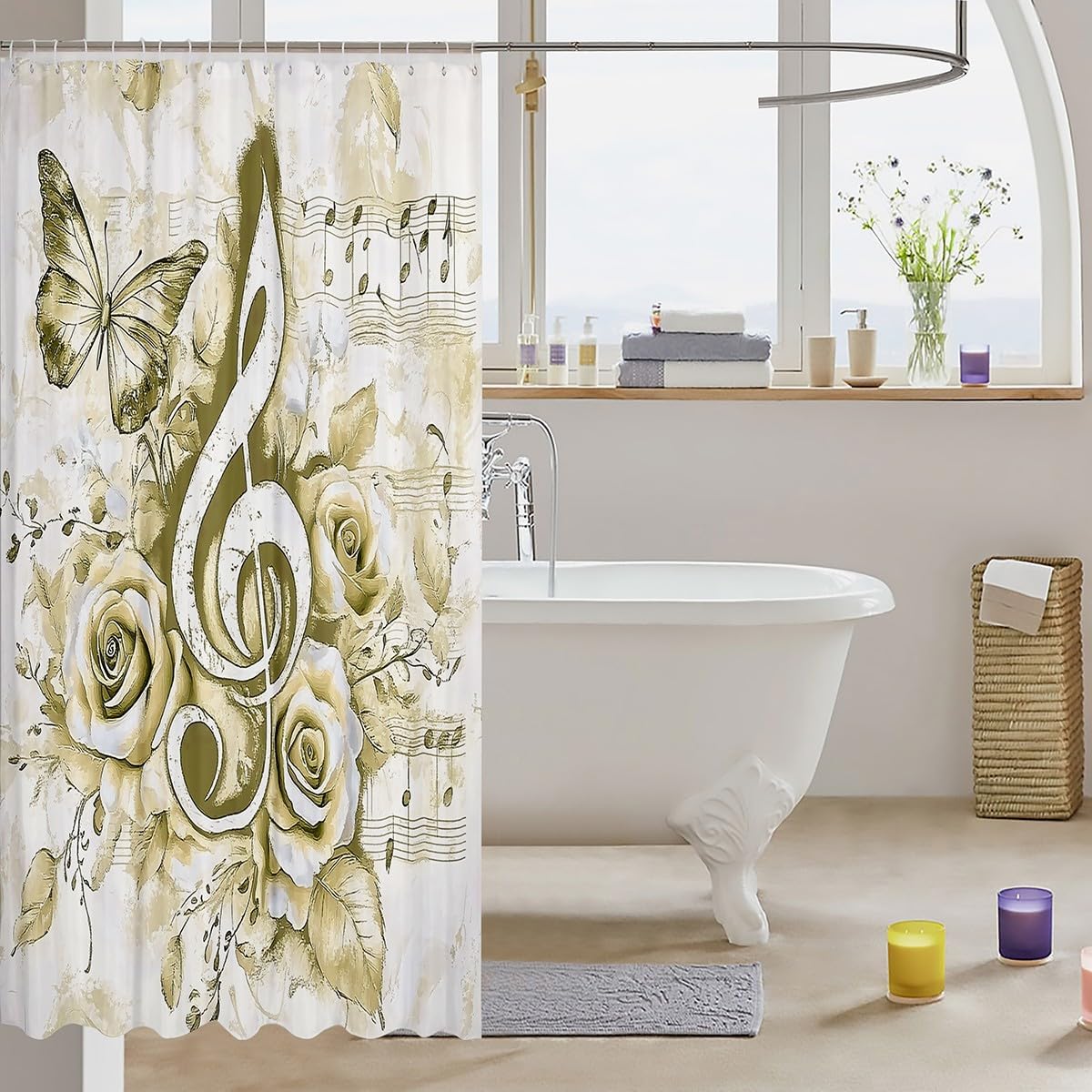 Joyful Musical Bath Curtain for Kids