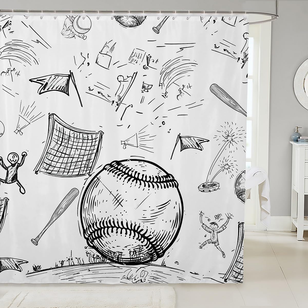 Jeffeloiu Baseball 72x84