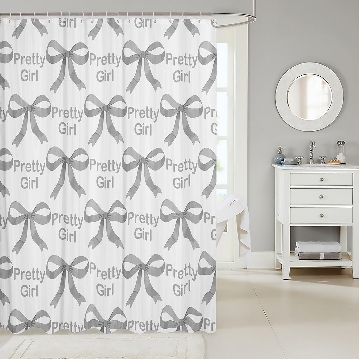 Feelyou 72 x 78Shower Curtain Set for Boys Teens Home Bathroom