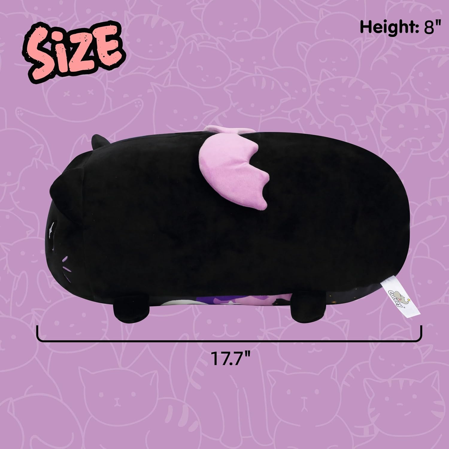 177-inch Cat Plush Pillow