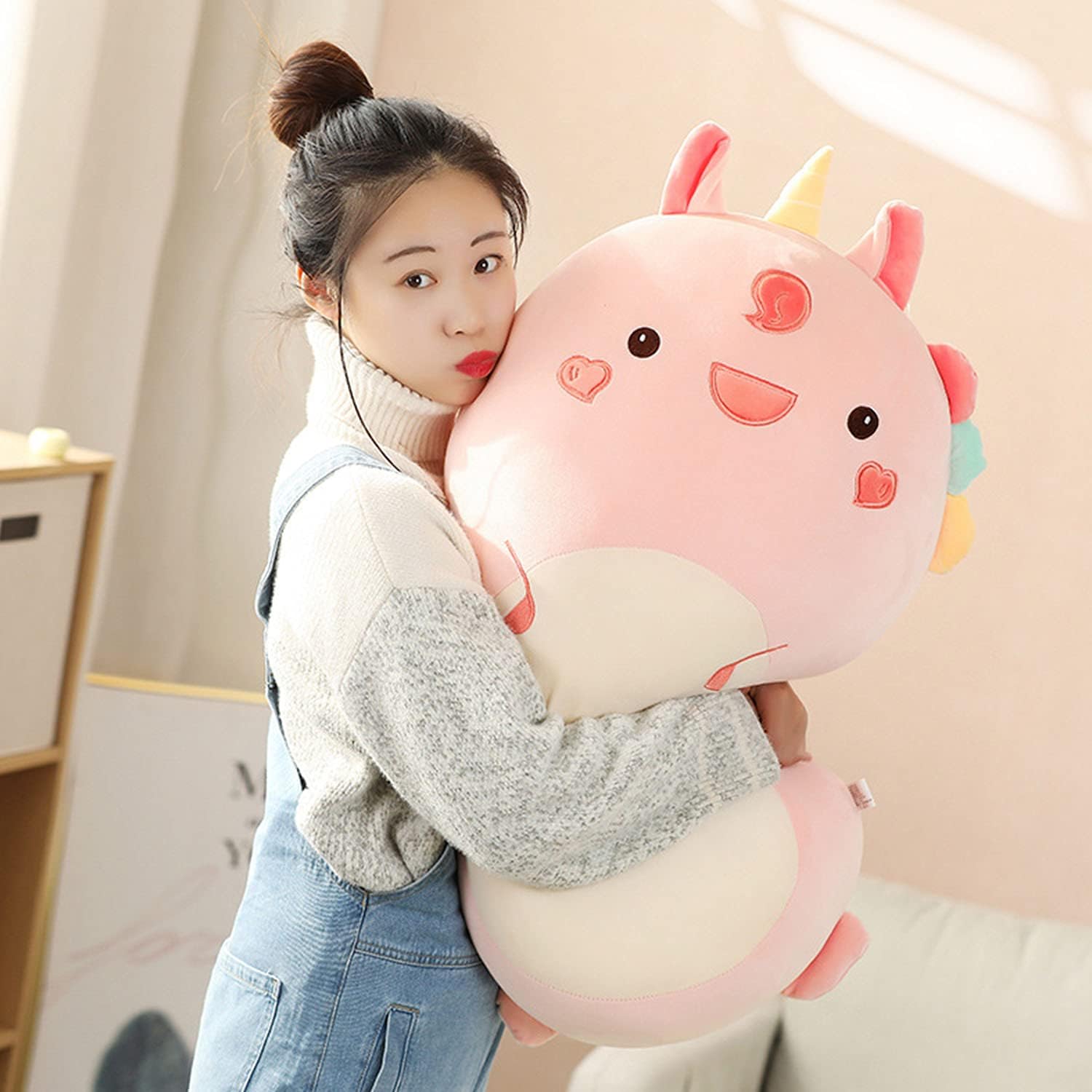 Dinosaur Pillow Soft Hugging Stuffed Animal for Kids and Adults