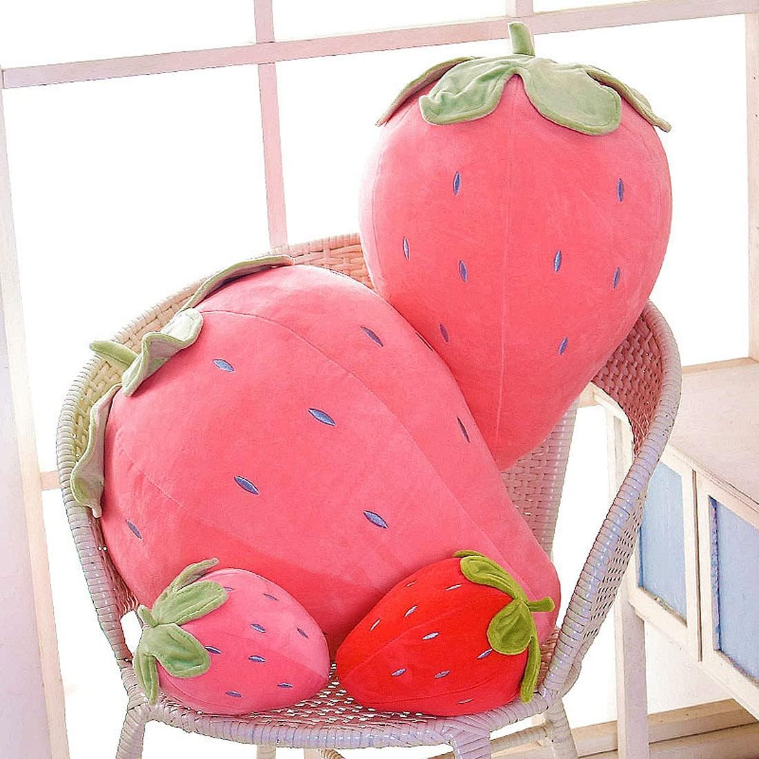 Cute Strawberry Stuffed Pillow for Kids