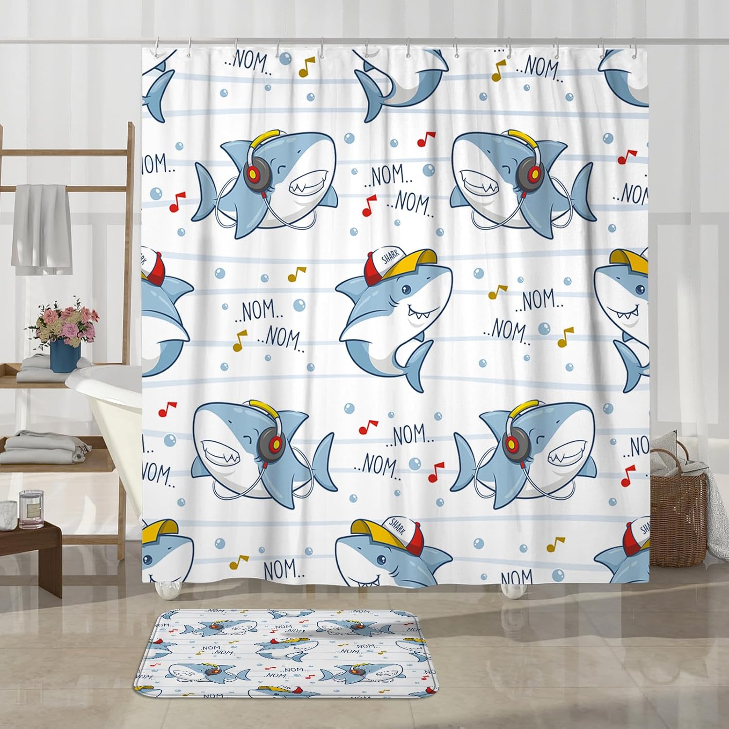 SharkJoy 4PCS Bath Set