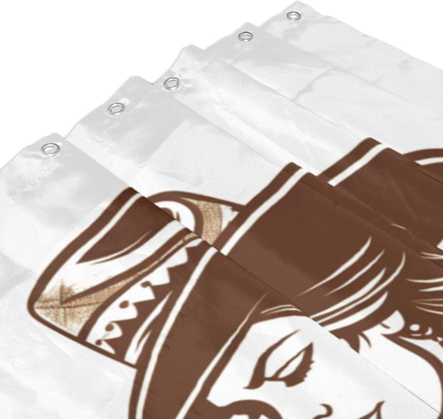 Cowboy Girl Shower Curtain Set