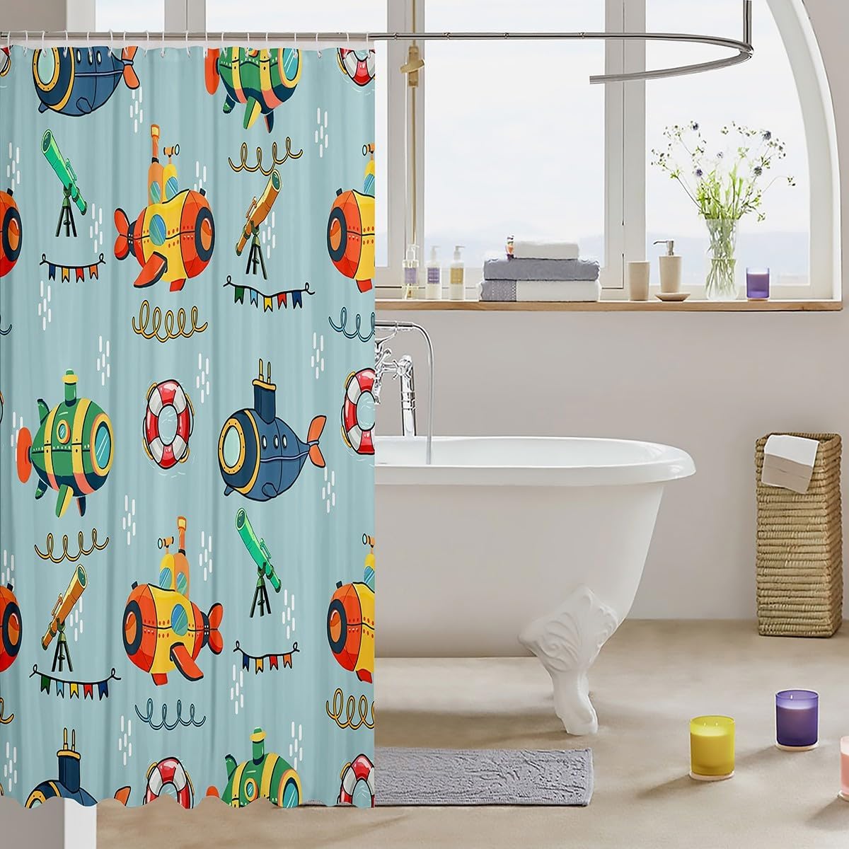 Submarine Fun in the Shower