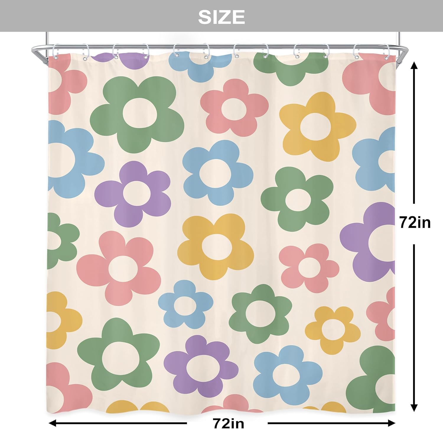 Stylish Retro Shower Curtain