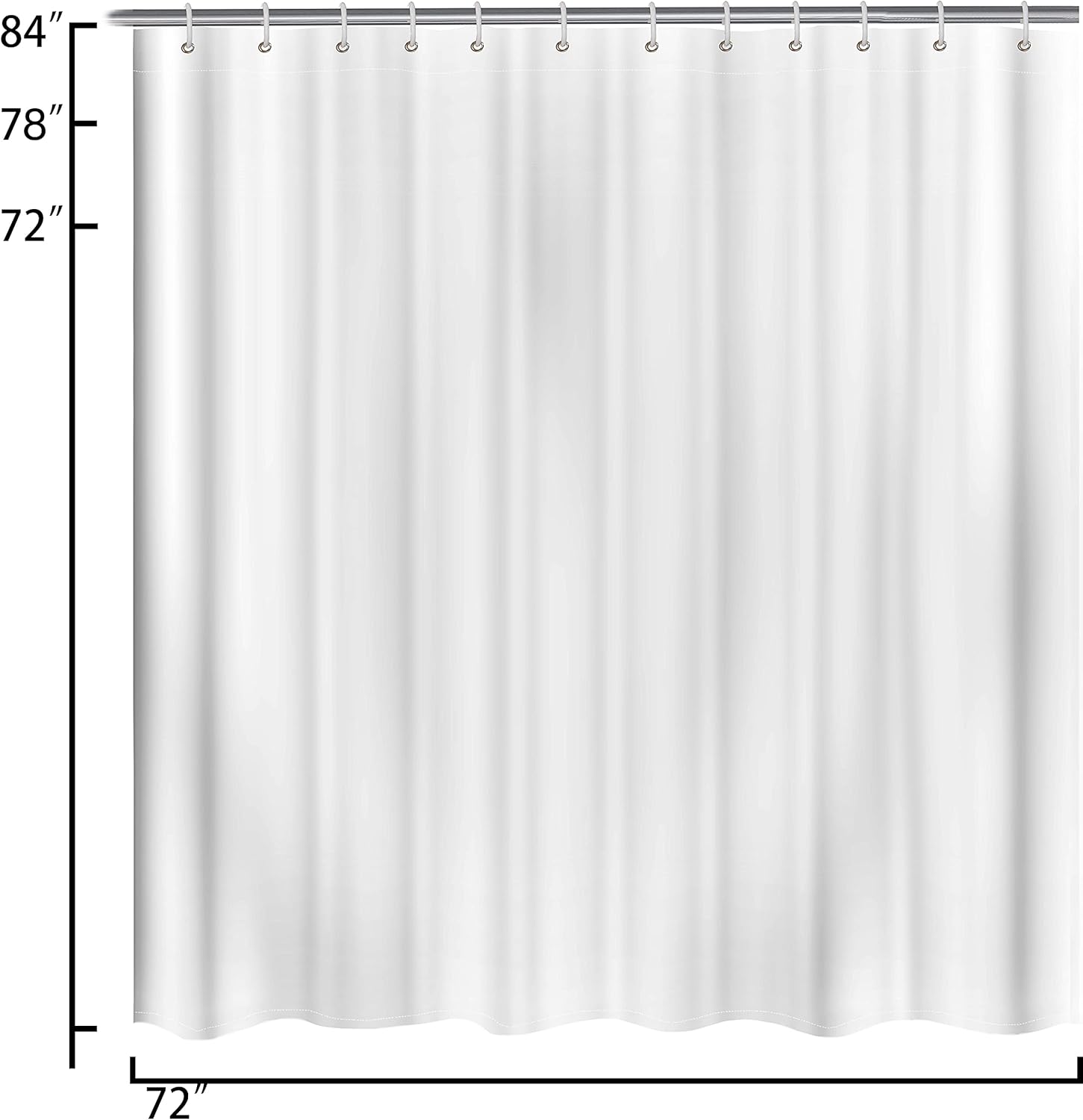Erosebird - The Perfect Bathtub Experience - Cute Hedgehog 72x78-inch Shower Curtain