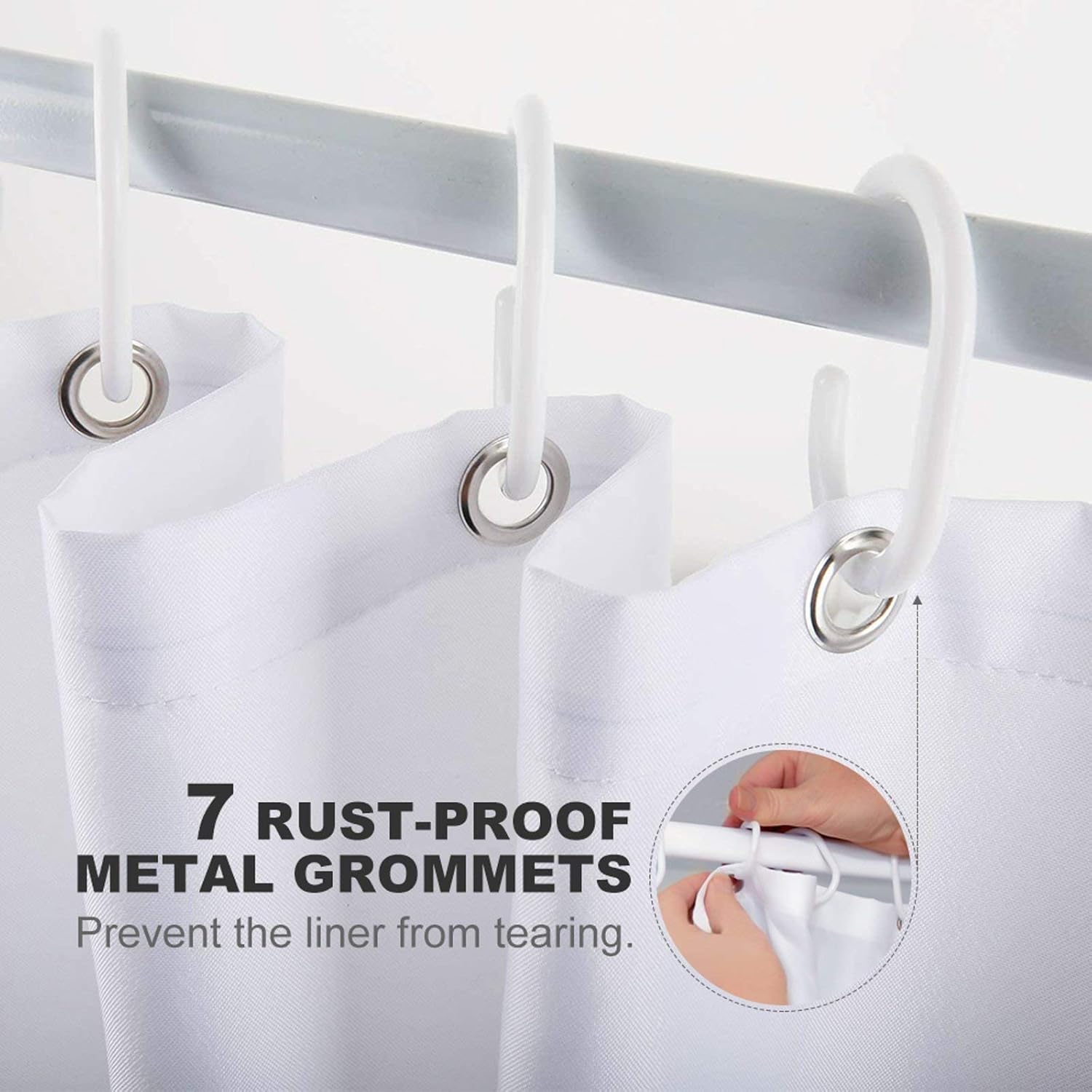 Extra-Luxurious 36 x 72 Bath Curtain