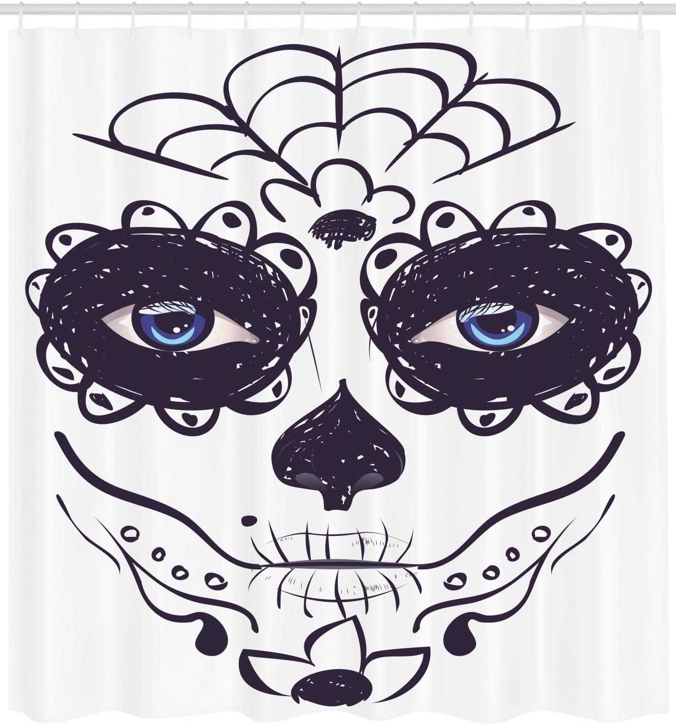 Ambesonne Dia de Los Muertos shower curtain