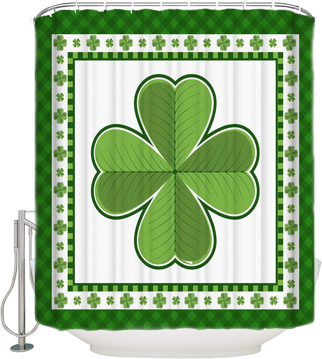 Stylish TocaHome Waterproof Showers Curtain Soft Durable
