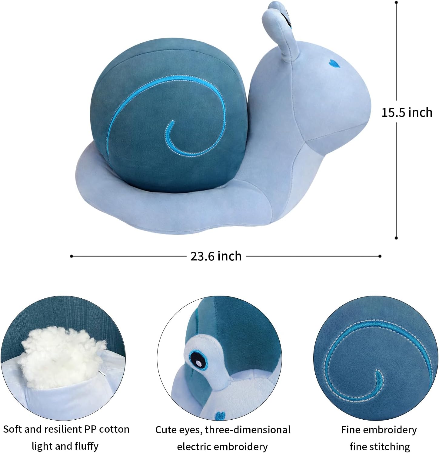 Discover the Elegance of the MUPI Snail Plush Toy